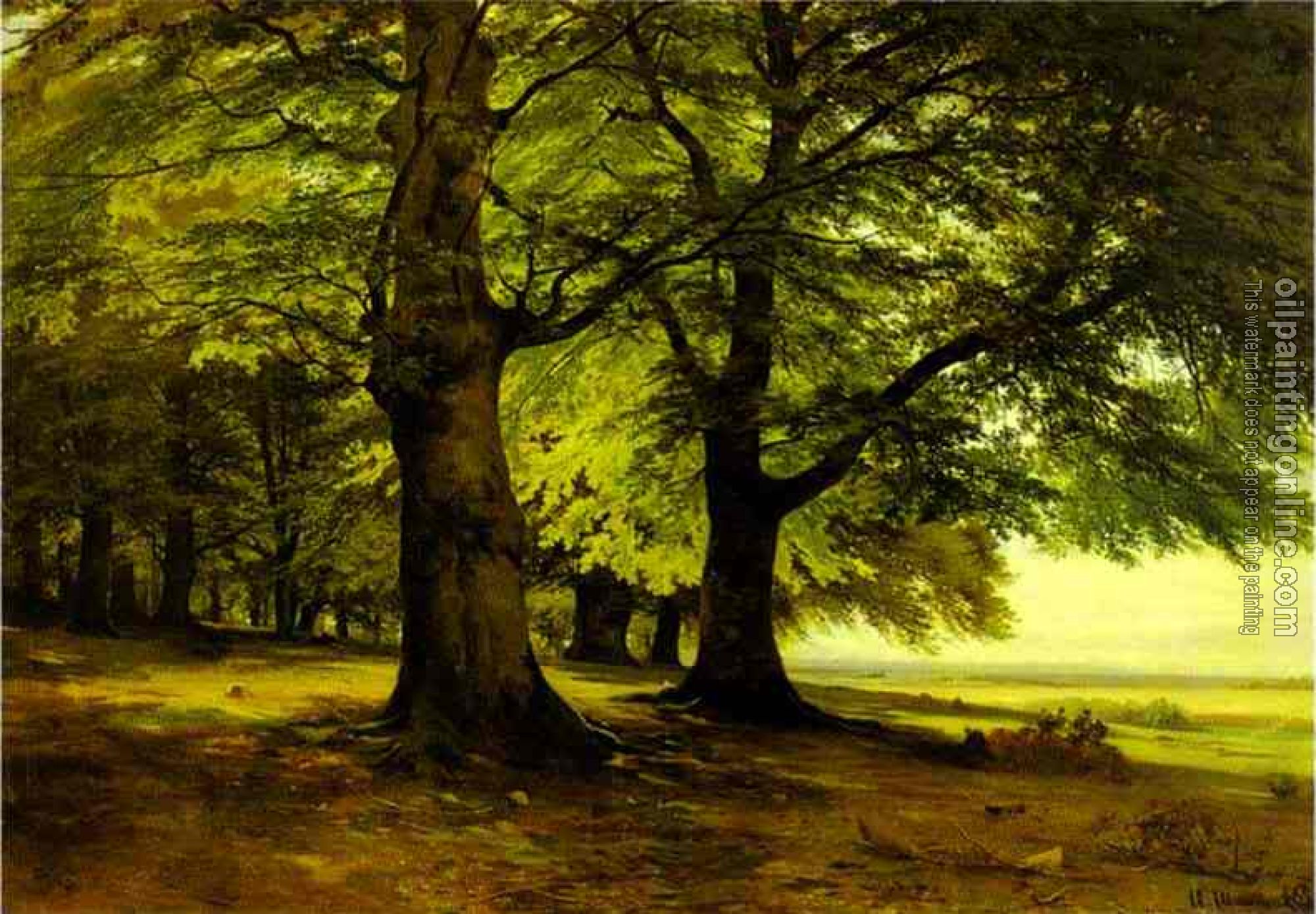 Ivan Shishkin - The Teutoburg Forest
